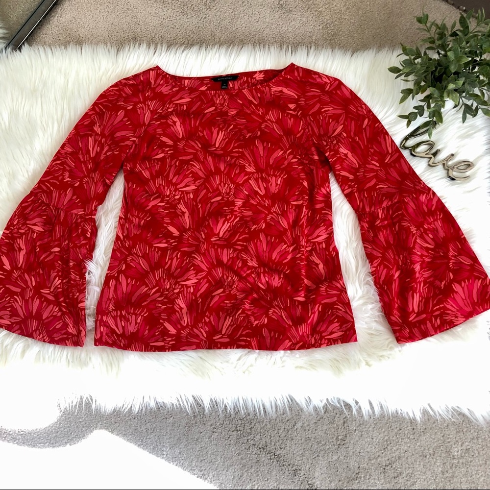 NWOT Banana Republic Bell Sleeve Top